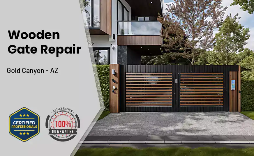 Wooden Gate Repair Gold Canyon - AZ 