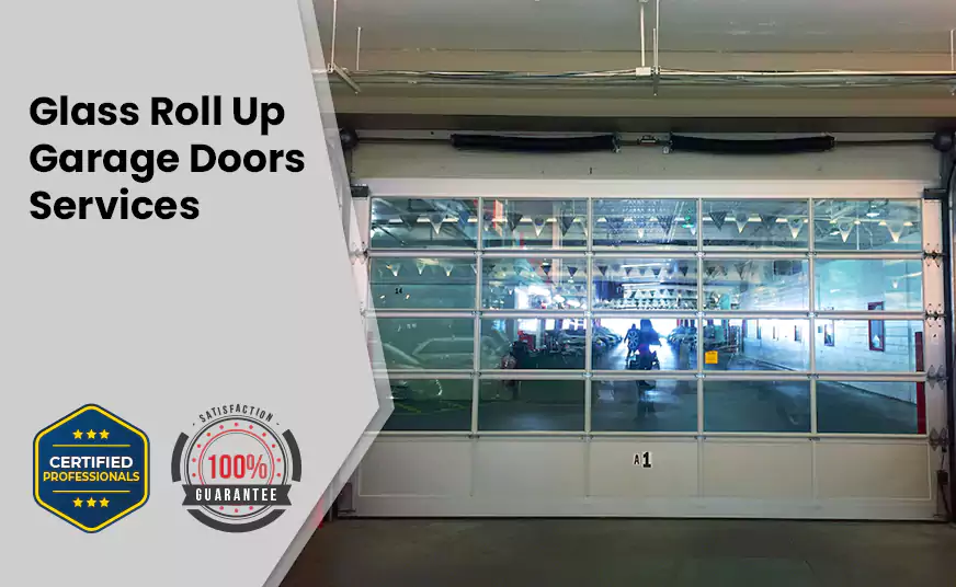 Glass Roll Up Garage Door in Gold Canyon, AZ